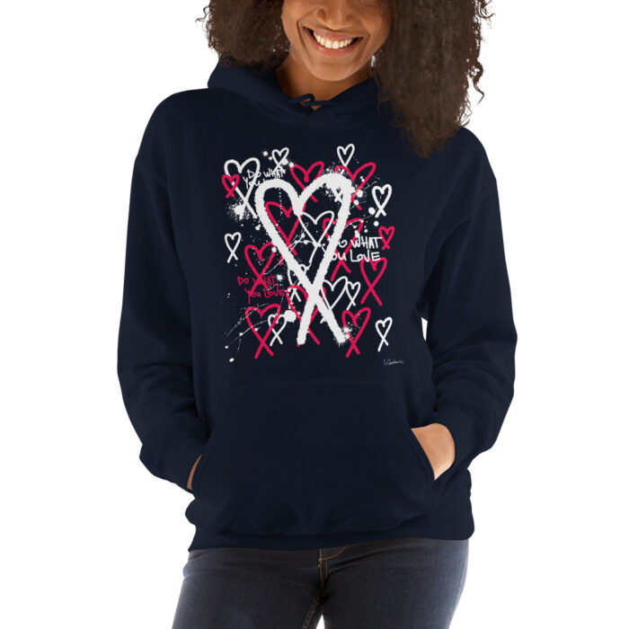 DWYL* – DO WHAT YOU LOVE HEART Unisex Hoodie
