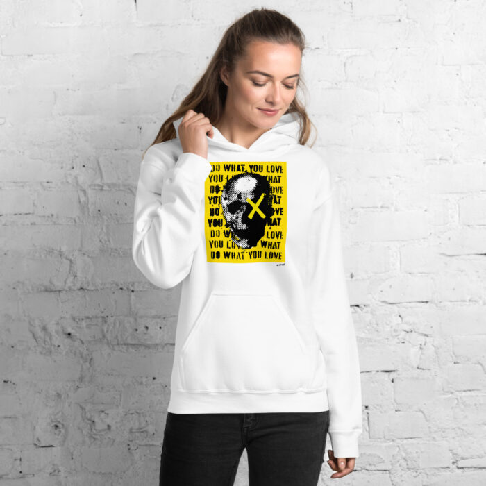 DWYL* - Yellow Skull Unisex Hoodie