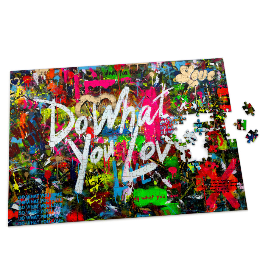 Do What You Love Puzzle - Artwork by Sergey Gordienko @dowhatyoulove.artist