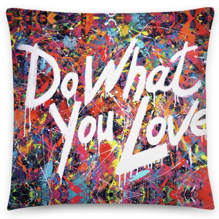 DWYL Red Pillow