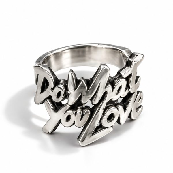 DWYL Silver Ring