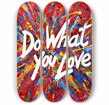Skateboard Wall Art 3 Deck Set