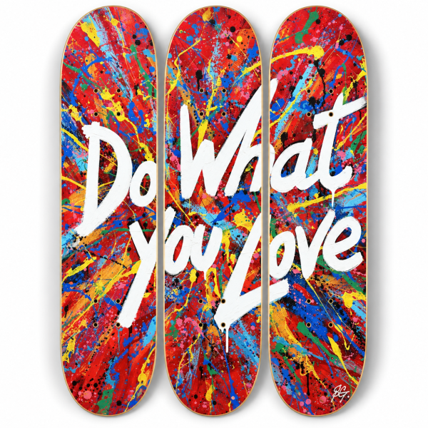 Skateboard Wall Art 3 Deck Set
