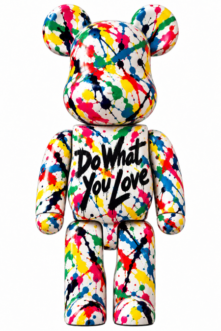 DWYL ArtBear v2 — Hand-Painted BEARBRICK — photo 1