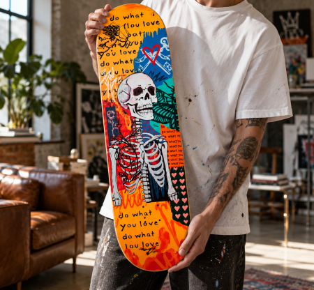 Love Never Dies – Limited Edition Skateboard Art Deck #1 — photo 2