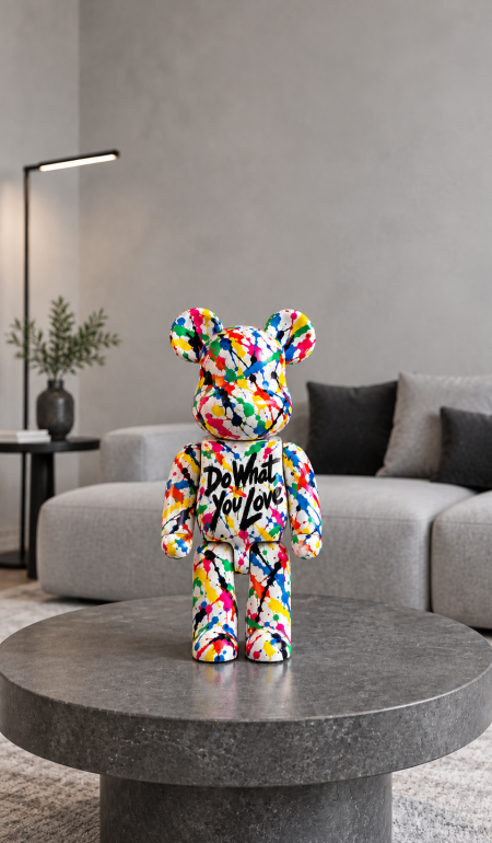 DWYL ArtBear v2 — Hand-Painted BEARBRICK — photo 2