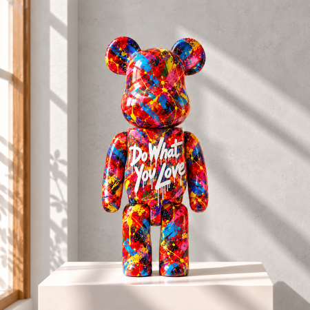 DWYL ArtBear v1 — Hand-Painted BEARBRICK — photo 2