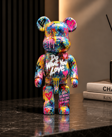 DWYL ArtBear v3 — Hand-Painted BEARBRICK — photo 2