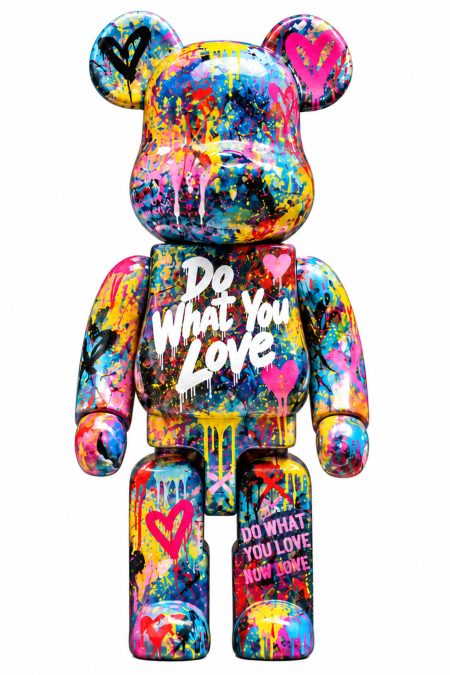 DWYL ArtBear v3 — Hand-Painted BEARBRICK — photo 1