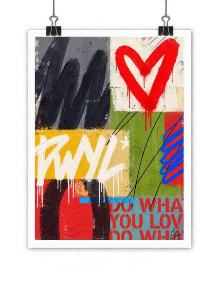 The Art of Balance – Retro Abstract DWYL Art Print 18/26 Limited Edition