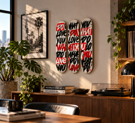 Urban Manifesto – 3-Piece Skateboard Wall Art Set — photo 2