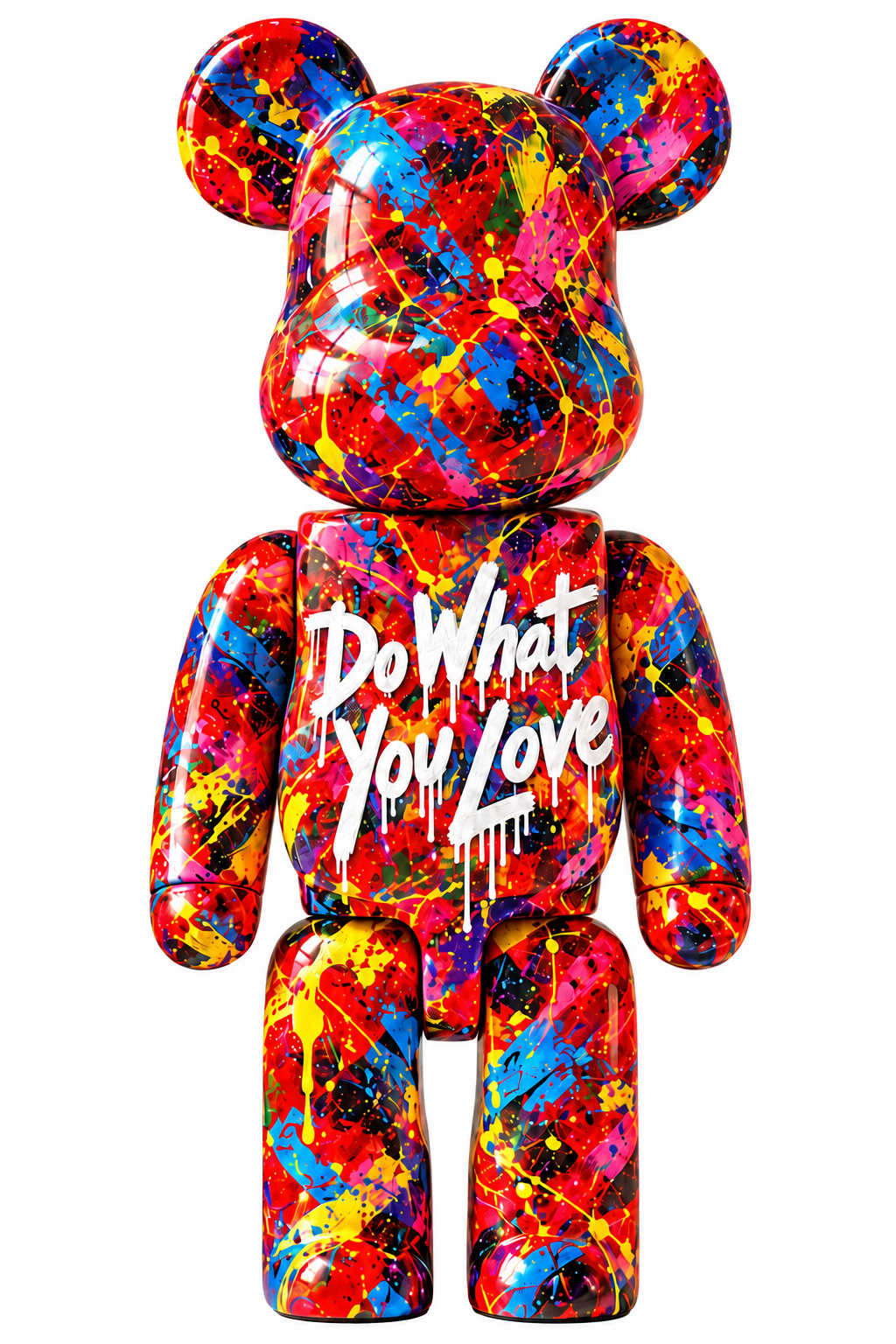 DWYL ArtBear v1 — Hand-Painted BEARBRICK