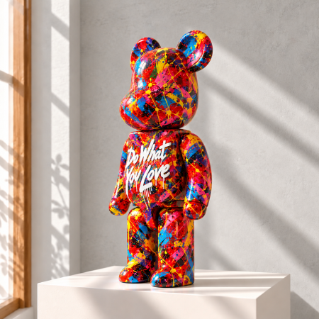 DWYL ArtBear v1 — Hand-Painted BEARBRICK — photo 3