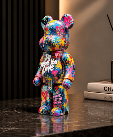 DWYL ArtBear v3 — Hand-Painted BEARBRICK — photo 3