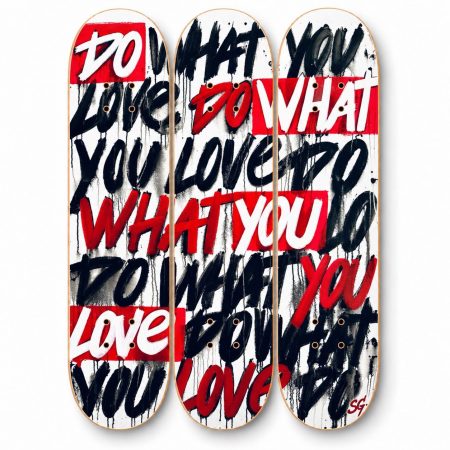Skateboard Wall Art 3 Deck Set