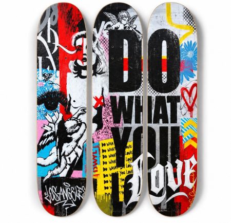 Skateboard Wall Art 3 Deck Set